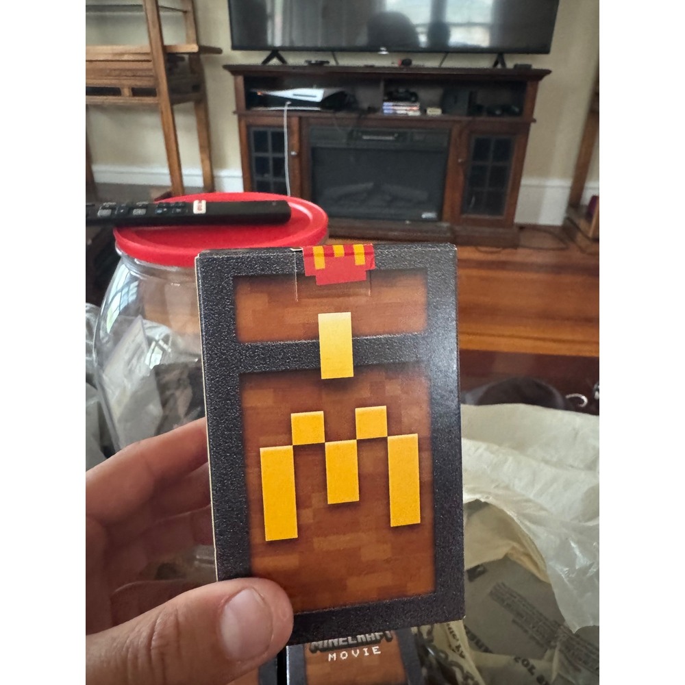 McDonalds Happy Meal Box A Minecraft Movie 2025 Chest Design Collectible